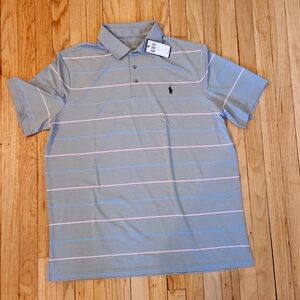 Polo Classic Fit Striped Performance Shirt